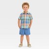 OshKosh B'gosh Toddler Boys' Plaid Woven Shirt - 3 of 3
