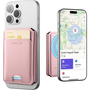 SURITCH for MagSafe Wallet with Find My Functionality, NFC Supported Card Holder with RFID, Magnetic Wallet for iPhone 16/15/14/13/12 Series - 1 of 3