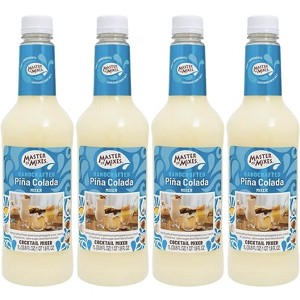 Master of Mixes Piña Colada Drink Mix - Ready to Use – 1 Liter Bottle (33.8 Fl Oz) - Mixer Perfect for Bartenders and Mixologists - 1 of 3