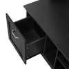 Sapphtopaz 58.8" Hall Tree with 7 Sturdy Hooks&Drawers,5-in-1 Entryway Bench with Coat Rack&Adjustable Shelves,Shoe Cabinet for Entryway,Hallway - 3 of 4