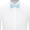 Jacob Alexander Men’s Seersucker Striped Pre-Tied Clip-On Bow Tie - 3 of 4