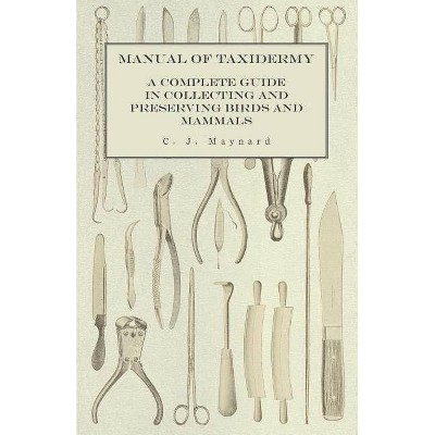 Manual of Taxidermy - A Complete Guide in Collecting and Preserving Birds and Mammals - by  C J Maynard (Paperback)