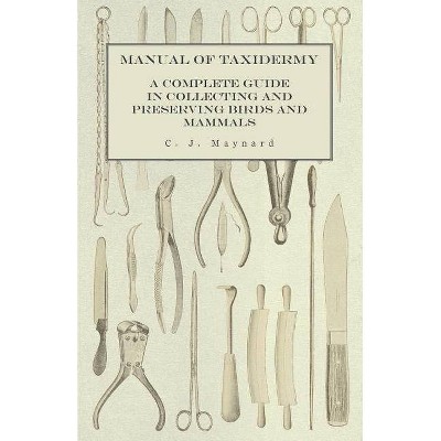 Manual of Taxidermy - A Complete Guide in Collecting and Preserving Birds and Mammals - by  C J Maynard (Paperback)