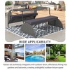 KTMBDW Patio Rattan Daybed, Wicker Loveseat Sofa that converts to four seats and a table, suitable for Garden Lawn Backyard - 3 of 4