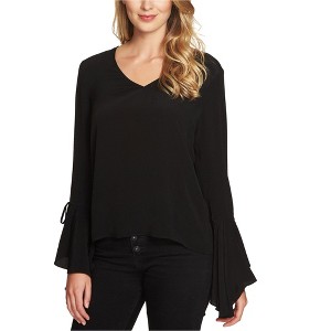 1.STATE Womens Cascade-Sleeve Pullover Blouse - 1 of 1