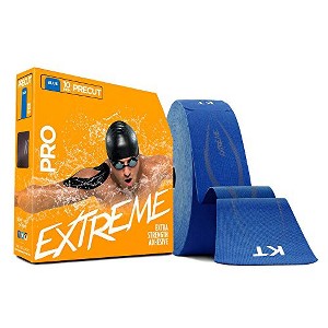 KT Tape PRO Extreme, Synthetic Jumbo Kinesiology Athletic Tape, 150 Count, 10” Precut Strips, Sonic Blue - 1 of 4