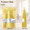 Unique Bargains Matte Metallic Aluminum Foil Zip Closure Food Storage Containers 30 Pcs - 2 of 4
