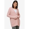 ellos Plus Size Relaxed Cardigan With Pockets - 4 of 4