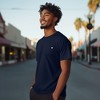 Dalix Mens Lil Heart Midweight Cotton Tee - 4 of 4