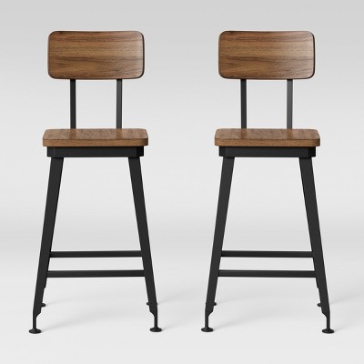 target black counter stools