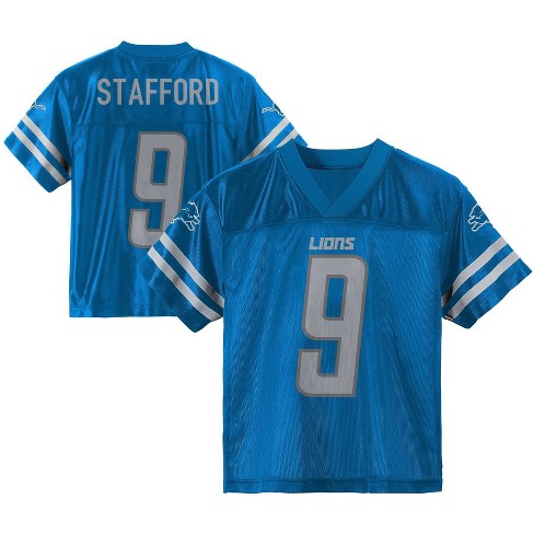 NFL Detroit Lions Boys' Matthew Stafford Short Sleeve Jersey - XS
