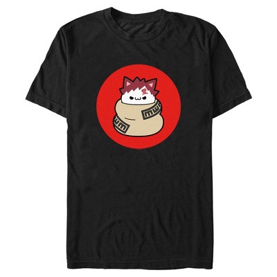 Mens Naruto Nyaruto Gaara Cute Pose T Shirt