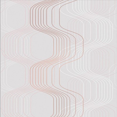 Revival Grey and Pink Geometric Paste the Wall Wallpaper
