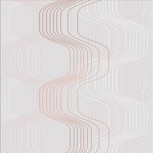 Revival Grey and Pink Geometric Paste the Wall Wallpaper - 1 of 4