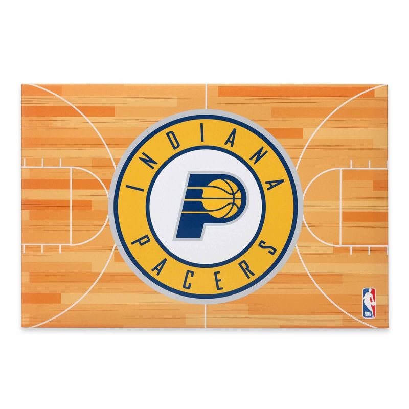 NBA Indiana Pacers Court Canvas Wall Sign, 1 of 5
