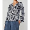 Women's Floral Monochromatic Top - current air - 2 of 4