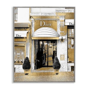 Stupell Industries Glam Fashion Designer Clothing Storefront Urban City, 20" x 16" - 1 of 4