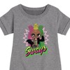 Girls' - LOL Surprise! - Sways Spray Paint Graphic Short Sleeve Fleece Dress - 2 of 4
