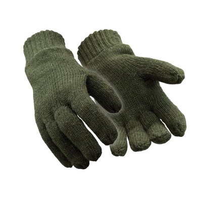 Refrigiwear Insulated Fleece Lined Hivis Super Grip Performance Work Gloves  : Target