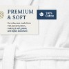 Ben Kaufman Hooded Velour Robes - Unisex Cotton Bathrobe for Men & Women, Luxury Hotel Spa Soft Plush & Lightweight - 3 of 4