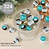 Big Dot of Happiness Teal Grad - Best is Yet to Come - 2025 Turquoise Graduation Party Small Round Candy Stickers - Party Favor Labels - 324 Count - 2 of 4