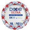 Dixie Ultra Plates 10" - Americana - 18ct - 2 of 4