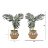 Nearly Natural 3-ft Artificial Golden Cane Palm Tree with Handmade Jute & Cotton Basket with Tassels DIY KIT (Set of 2) - 4 of 4