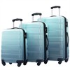 BEAFUP Set of 3  Hardshell Luggage Gradient Expandable Suitcase with Spinner Wheels and TSA Lock Lightweight 20" 24" 28", Gradient Blue - 2 of 4