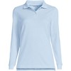 School Uniform Young Women's Long Sleeve Mesh Polo Shirt - 3 of 3