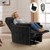 37'' Power Lift Recliner Chair, Round Plush Faux Fur Footrest,Sturdy for Living Room&Bedroom - 2 of 4
