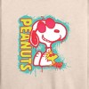 Women's - Peanuts - Peanuts Snoopy Woodstock Lightweight French Terry Wide Neck Long Sleeve Shirt - 2 of 4