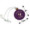 Tarleton State University Texans Mini Small Tiny Wood Christmas Tree Holiday Ornament - 4 of 4