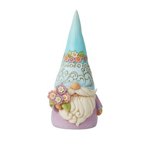 Jim Shore 7.0 Inch Bloomin' Gnome Flowers Heartwood Creek Gnome Figurines - 1 of 3