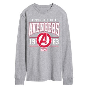 Men's - Marvel - Avengers Property Of Long Sleeve Graphic T-Shirt - 1 of 4