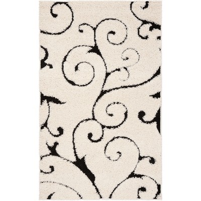 Florida Shag SG455 Power Loomed Area Rug  - Safavieh