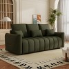 80.7 in. W Premium Teddy Fabric 3-Seat Sofa with 3 Pillows and 3 Back Cushions for Living Room, Bedroom, and Office - 3 of 4