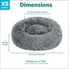FurHaven Calming Cuddler Long Fur Donut Dog Bed - 2 of 4