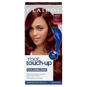 Clairol Root Touch-Up Permanent Hair Color - 4RV Dark Burgundy - 1 Kit