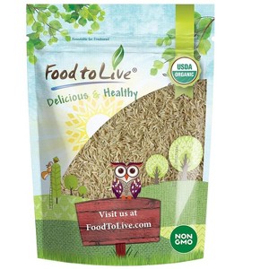 Organic Long Grain Brown Rice - by Food To Live - 1 of 4