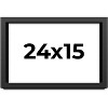 PosterPalooza | Shadow Box 1.5" Depth Black Picture Frame - UV Acrylic, Backing Board, Hanging Hardware - 2 of 4