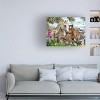 Trademark Fine Art -Howard Robinson 'Garden Horses' Canvas Art - 2 of 4