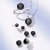 Ross-Simons 1.00 ct. t.w. Black Diamond Stud Earrings in 14kt White Gold - 3 of 4
