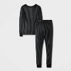 Boys' 4pc Nightmare Before Christmas Long Sleeve Pajama Set - White/Black - 2 of 4
