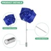 Unique Bargains Wedding Rose Men Suit Boutonnieres Lapel Pin 12 Pcs - 2 of 4