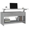 vidaXL Coffee Table Grey Sonoma Engineered Wood Medium Height-Adjustable - 4 of 4