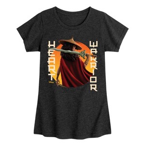 Girls' - Disney - Raya and the Last Dragon Heart Warrior Fitted Short Sleeve Graphic T-Shirt - 1 of 4
