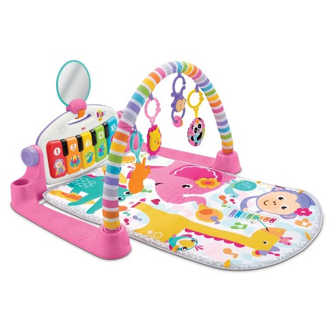 Fisher Price Deluxe Kick Play Piano Gym Playmat Pink Target