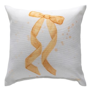 Climaweave Dom Perignon Pillow – 9x9 Inch Weather-Resistant Accent by Manual Woodworkers and Weavers - 1 of 3