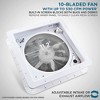 Hike Crew RV Accessories, 14” RV Roof Vent Fan with White Lid - 3 of 4