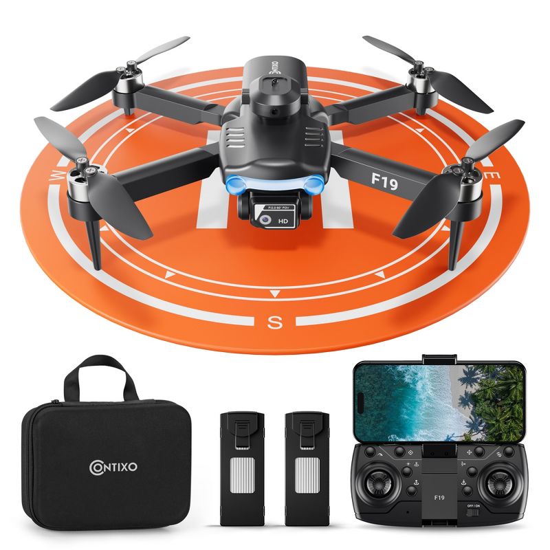 Contixo F19 drone with 1080P Camera – RC Quadcopter with Obstacle Avoidance, Follow Me, Waypoint Fly, Altitude Hold, Headless Mode, 20 Min Flight, 1 of 16